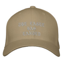 THE EAGLE HAS LANDED embroidered hats by eagleist THE EAGLE HAS LANDED embroidered hats