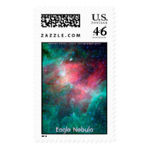 The Eagle Nebula in infrared postage by moxieann The Eagle Nebula in infrared postage