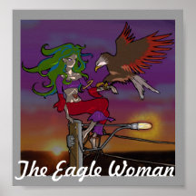 The Eagle Woman Print