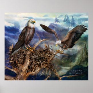 The Eagle's Nest Art Poster print