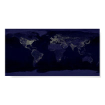 the earth at night posters