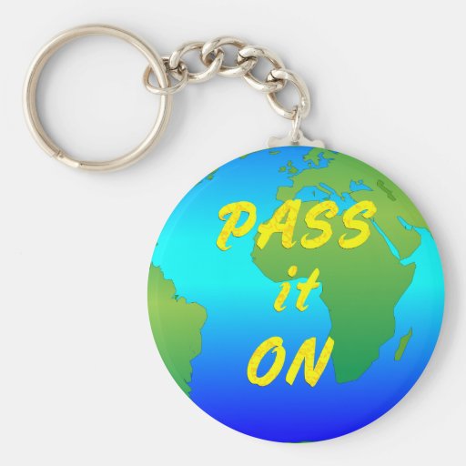 The Earth is a Gift Key Chains