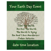 The Earth Is Dying Flyers