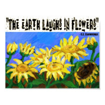 The earth laughs in Flowers poster posters