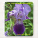 THE EARTH LAUGHS IN FLOWERS - PURPLE IRIS mousepads by dequilla THE EARTH LAUGHS IN FLOWERS - PURPLE IRIS mousepads
