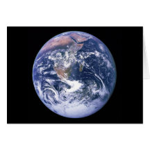 The Earth seen from Apollo 17 aka The Blue Marble Cards