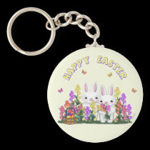 The Easter Bunnies  Keychain keychains