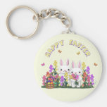 The Easter Bunnies  Keychain