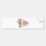 The Easter Bunny Runs Away Bumper Sticker