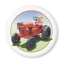 The Economy Tractor Fridge Magnet