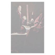 The Ecstasy Of St. Francis By La Tour Georges De Customized Stationery