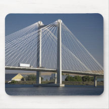 The Ed Hendler Bridge spans the Columbia River Mouse Pads