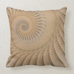 The Edge of the Sea Square Throw Pillow