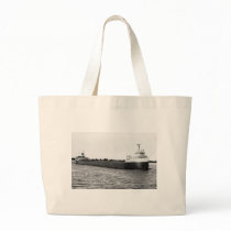 The Edmund Fitzgerald on the St. Clair River Tote Bag