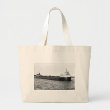 The Edmund Fitzgerald on the St. Clair River Tote Bag
