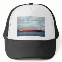 The Edmund Fitzgerald on the St. Clair River Mesh Hat
