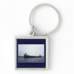 The Edmund Fitzgerald on the St. Clair River Keychains