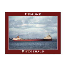 The Edmund Fitzgerald on the St. Clair River Post Cards