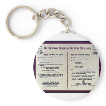 The Education Program Of The United States Army Keychains