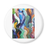 The Eel Race Refrigerator Magnet