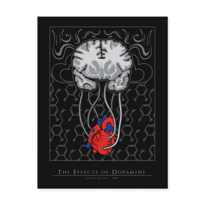 The Effects of Dopamine - Postcard by leannsj
