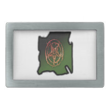 The Egyptian Symbol Of Good Luck Rectangular Belt Buckle