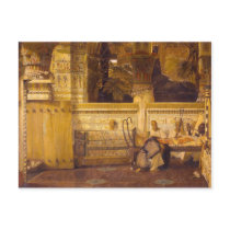 The Egyptian Widow, Alma-Tadema postcards by vintagetreasurechest The Egyptian Widow, Alma-Tadema postcards