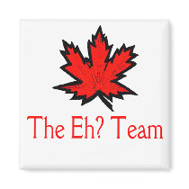 The Eh? Team magnets