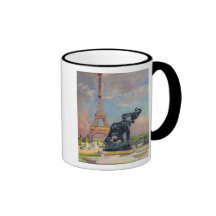 The Eiffel Tower and the Elephant by Fremiet Mug