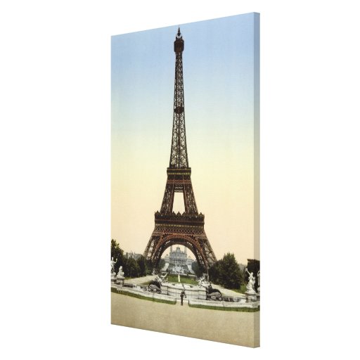 The Eiffel Tower Canvas Print Zazzle