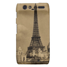 The Eiffel Tower from the Seine Paris Exposition Droid RAZR Cases