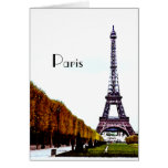 The Eiffel Tower - Paris Greeting Card