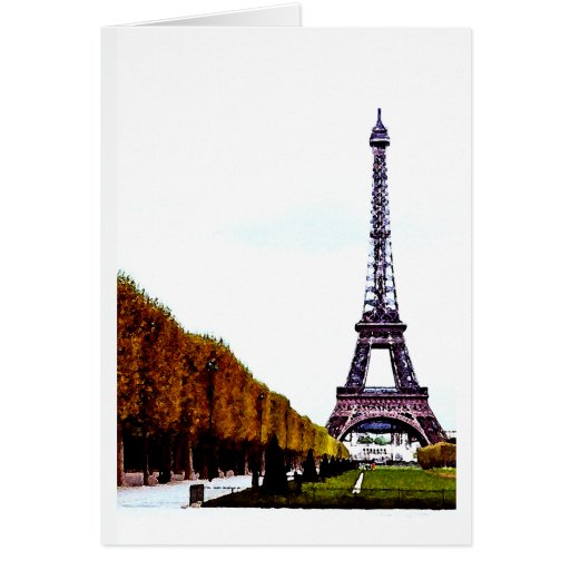 The Eiffel Tower - Paris Greeting Cards