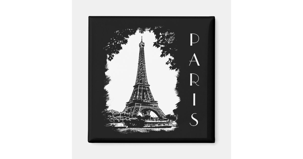 The Eiffel Tower Paris Illustration Zazzle