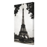 The Eiffel Tower, Paris - wrapped canvas Canvas Prints