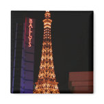 The Eiffel Tower Reproduction At Paris Las Vegas Fridge Magnet