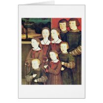The Eight Children By Bernhard Strigel Card