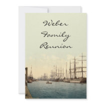 The Elbe, Hamburg, Germany Custom Announcements