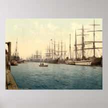 The Elbe, Hamburg, Germany Posters