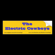 The Electric Cowboys bumper sticker bumper stickers