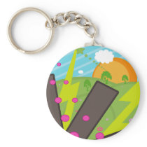 The Electric Fields Keychain