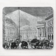 The Electric Light at the Mansion House Mousepad