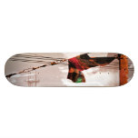The Electrik Flagg Orange/red/green Custom Skateboard