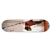 The Electrik Flagg Orange/red/green Custom Skateboard