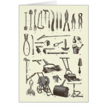 The Elegant Gardener - Antique Garden Tools cards
