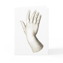 The Elegant Hand - Greeting Card by AntiqueImages The Elegant Hand - Greeting Card
