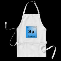 The Element of Surprise aprons