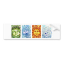 The Elements Bumper Sticker bumper stickers