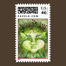 The Elements - Earth Postage Stamp