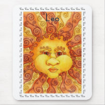 the Elements - Leo Mousepad by 13BlackCatsDesigns the Elements - Leo Mousepad